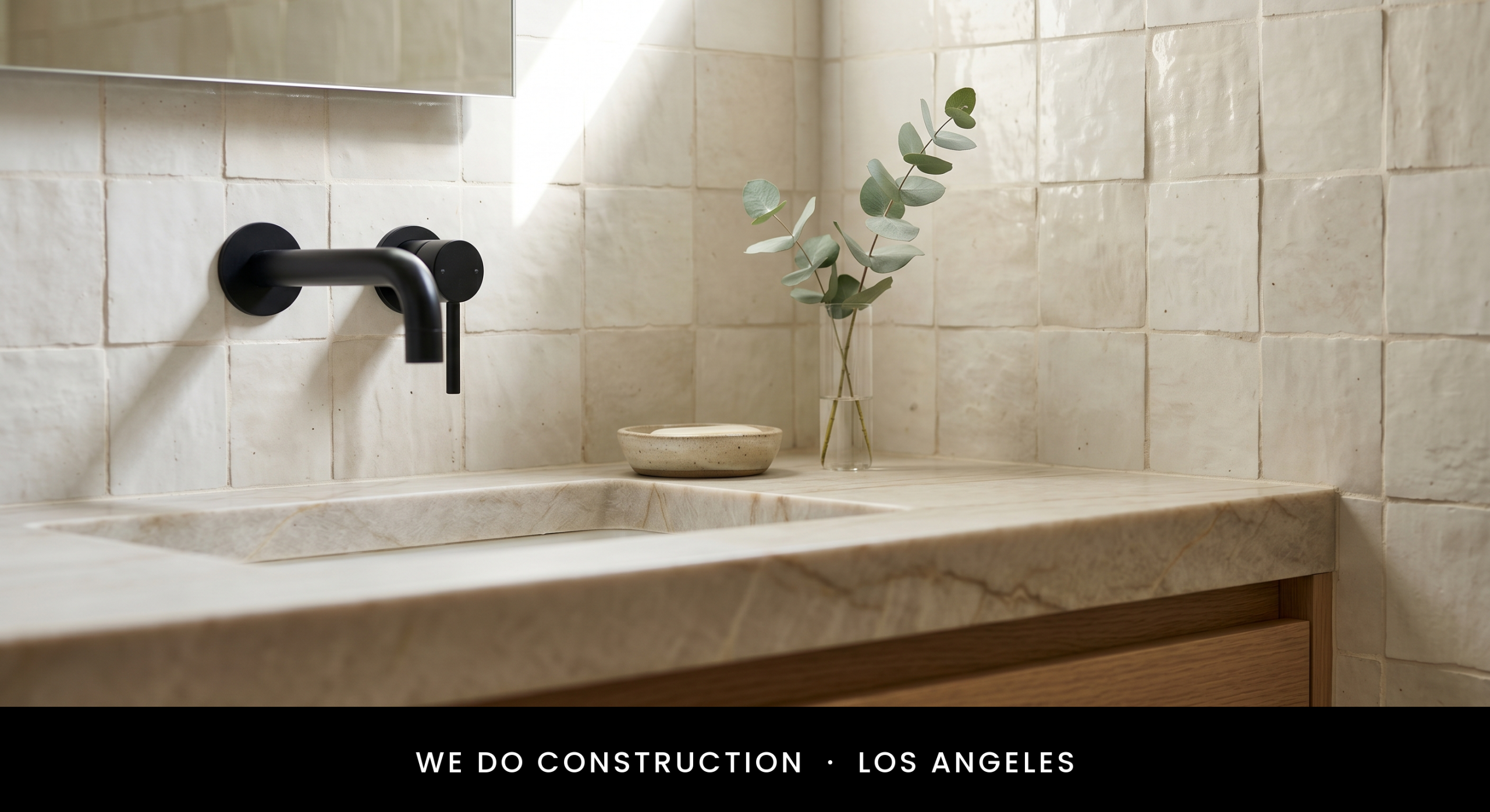 Bath material detail in Beverly Hills by WDC