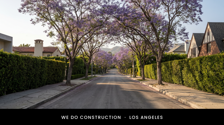 Luxury Brentwood, Los Angeles residence — design-build renovation by We Do Construction.